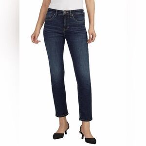 Jag Jeans Women's Cassie Jeans Deep Indigo Cropped Jeans Size 14